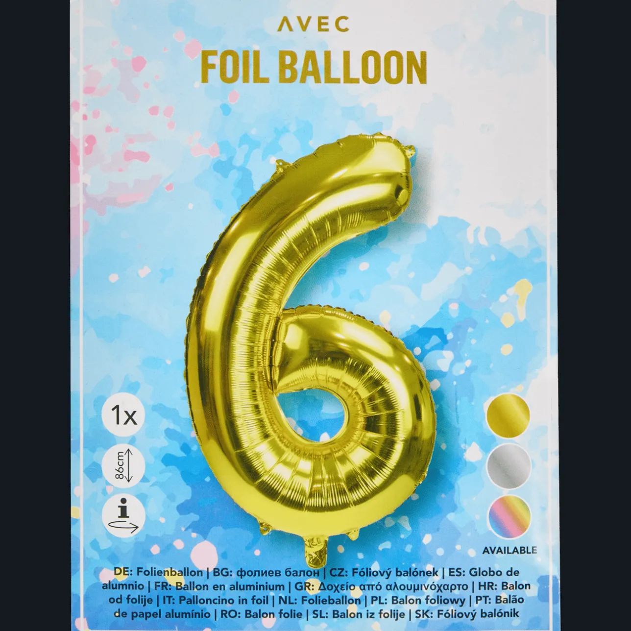 Action Folieballon cijfer> Ballonnen & Slingers