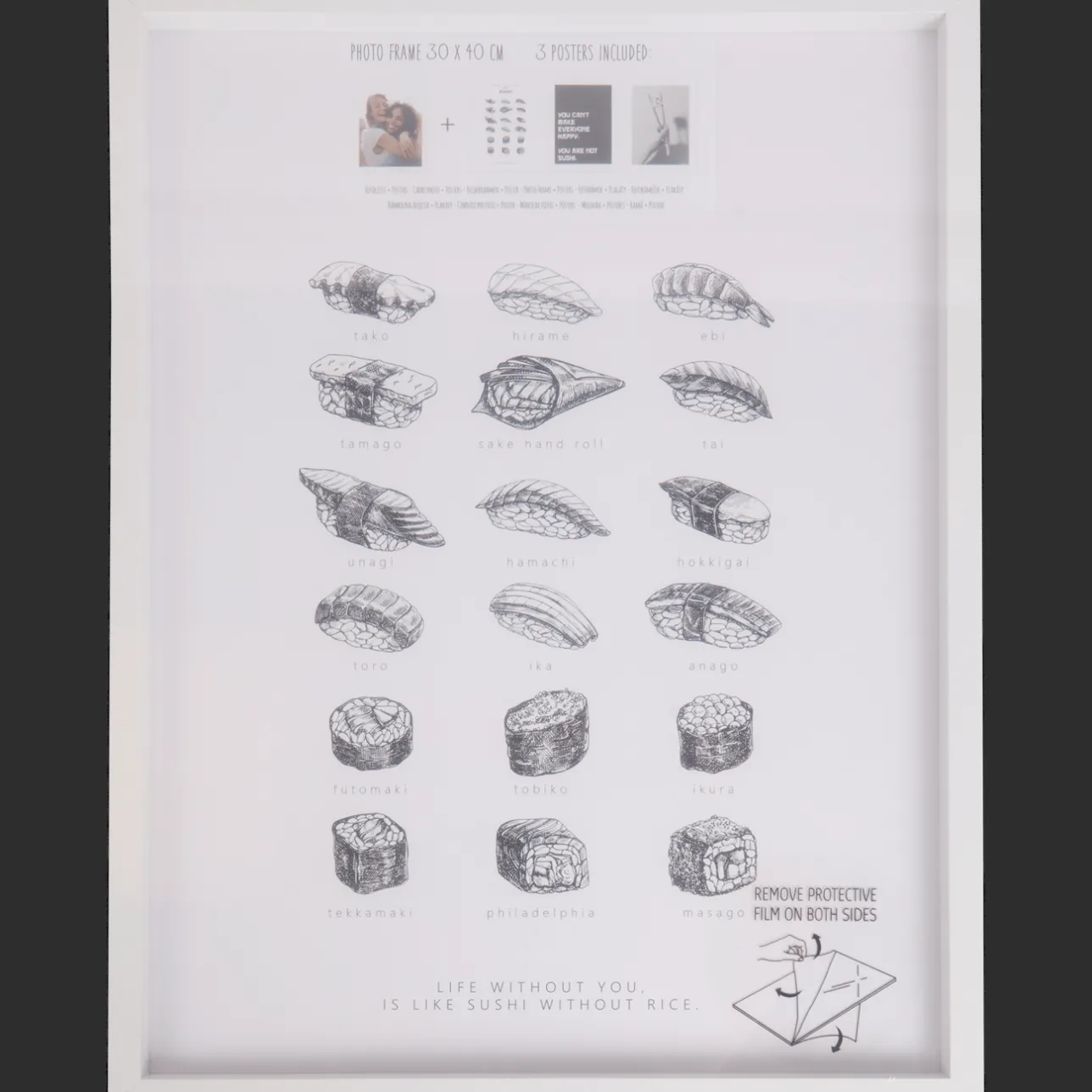 Action Fotolijst met 3 prints> Fotolijstjes