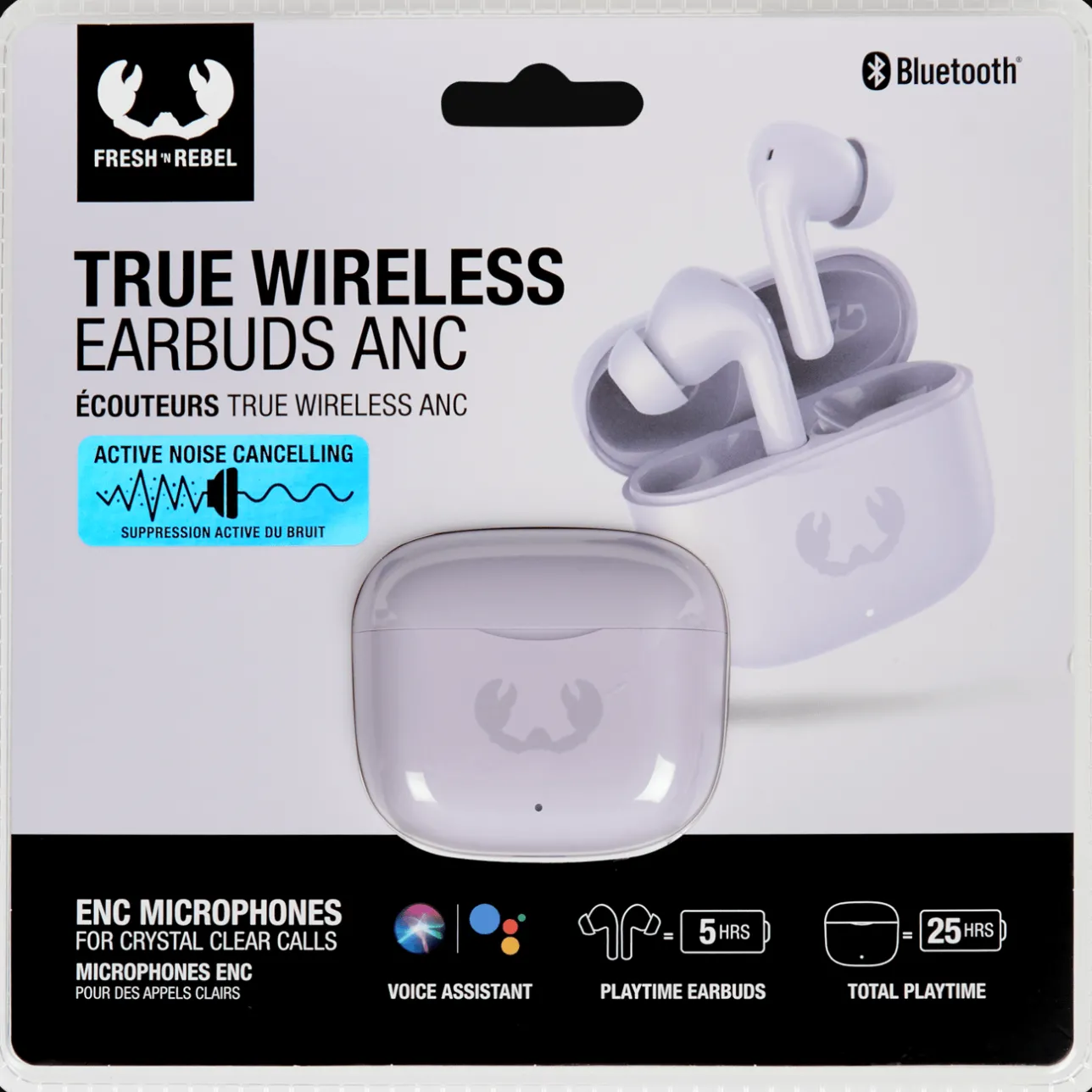 Fresh ’n Rebel draadloze oordopjes met noise cancelling> Koptelefoons