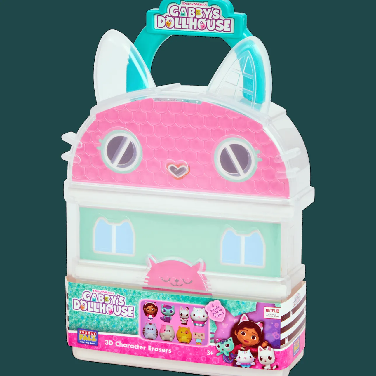 Action Gabby's Dollhouse koffer met 3D-figuren> Spellen