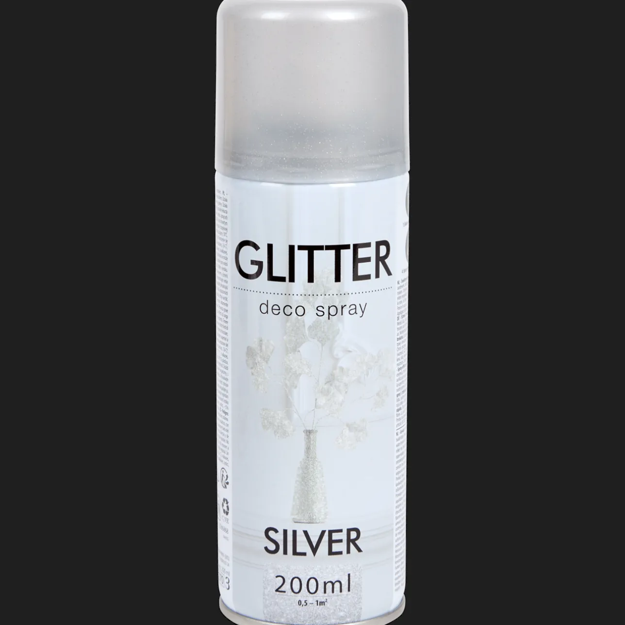 Action Glitterspuitverf zilver> Verf