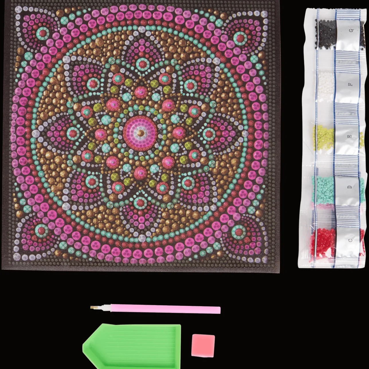 Action Glow-in-the-dark diamond painting> Knutselen