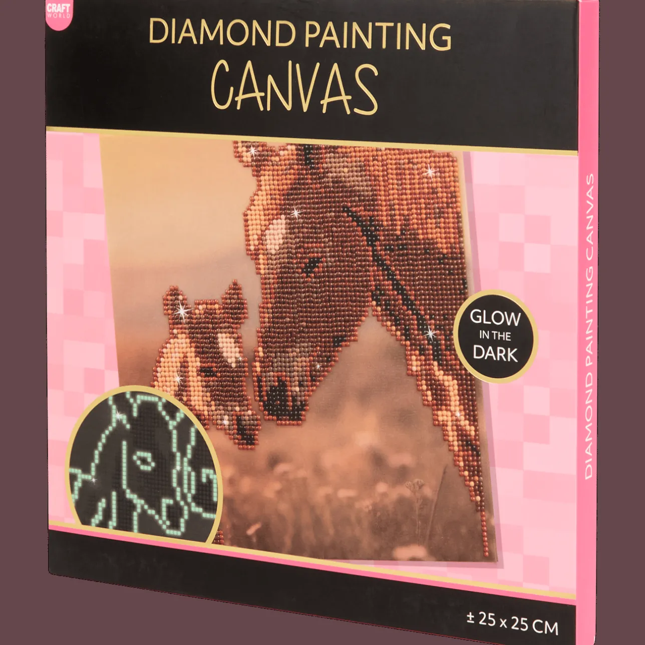 Action Glow-in-the-dark diamond painting> Knutselen