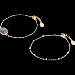 Action Gold plated armbandjes met edelsteen><noscript><img width=