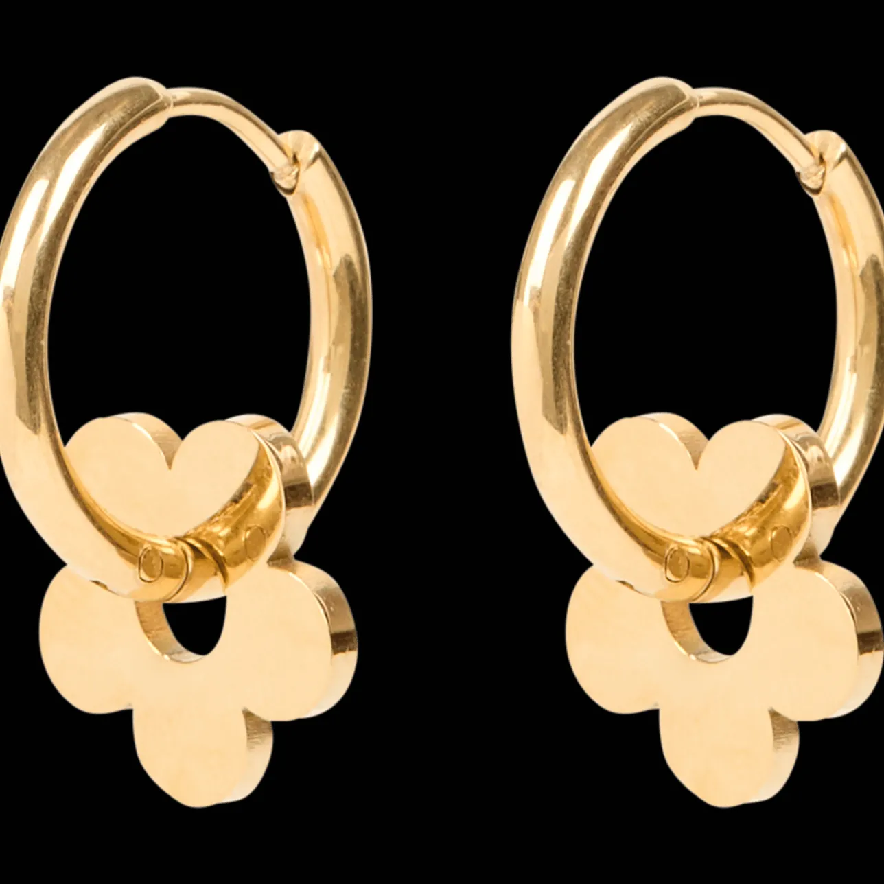 Action Gold plated oorbellen> Horloges & Sieraden