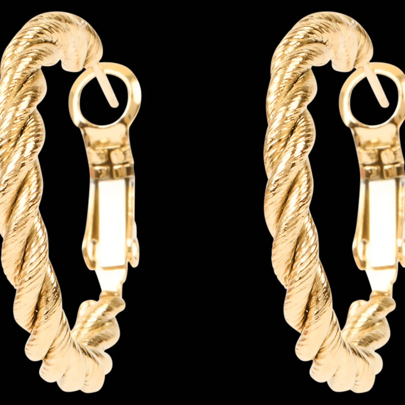 Action Gold plated oorbellen> Horloges & Sieraden