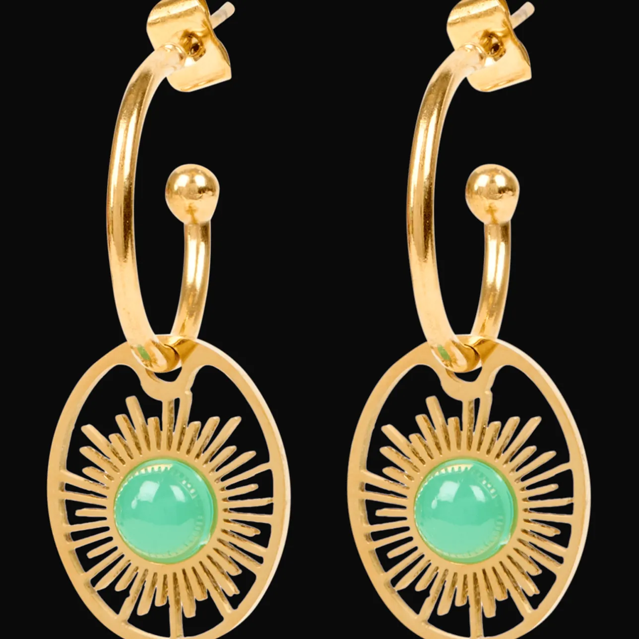 Action Gold plated oorbellen> Horloges & Sieraden