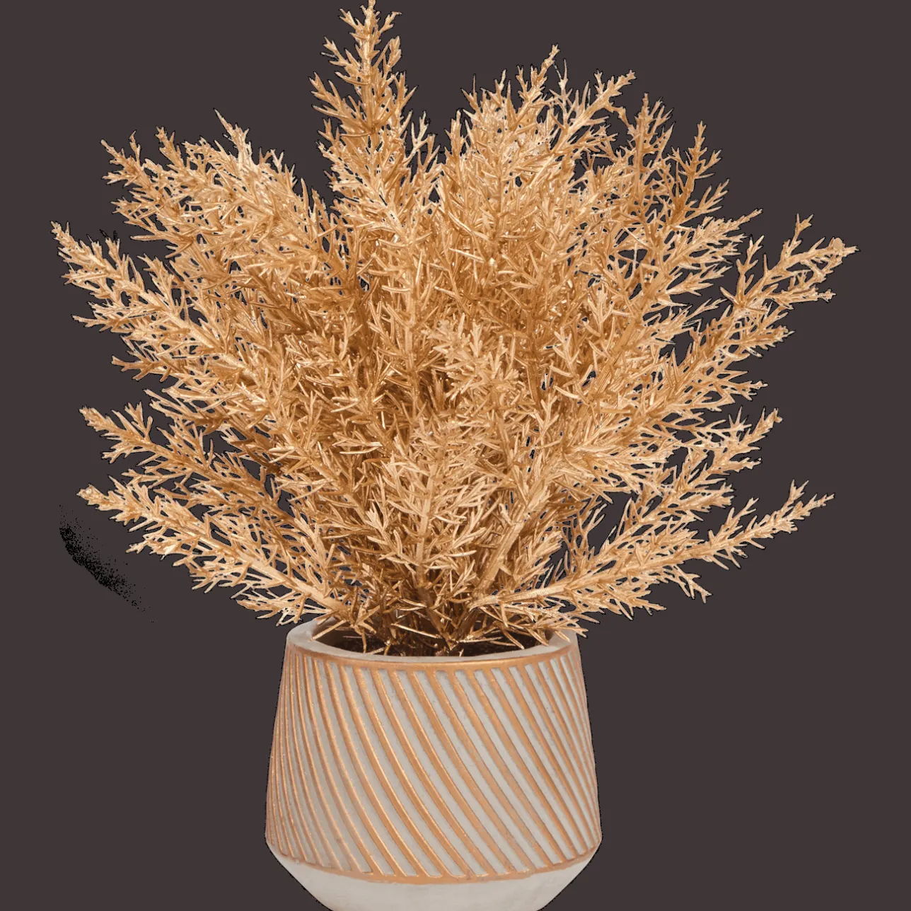 Action Gouden kunstplant in pot> Kunstplanten & -Bloemen