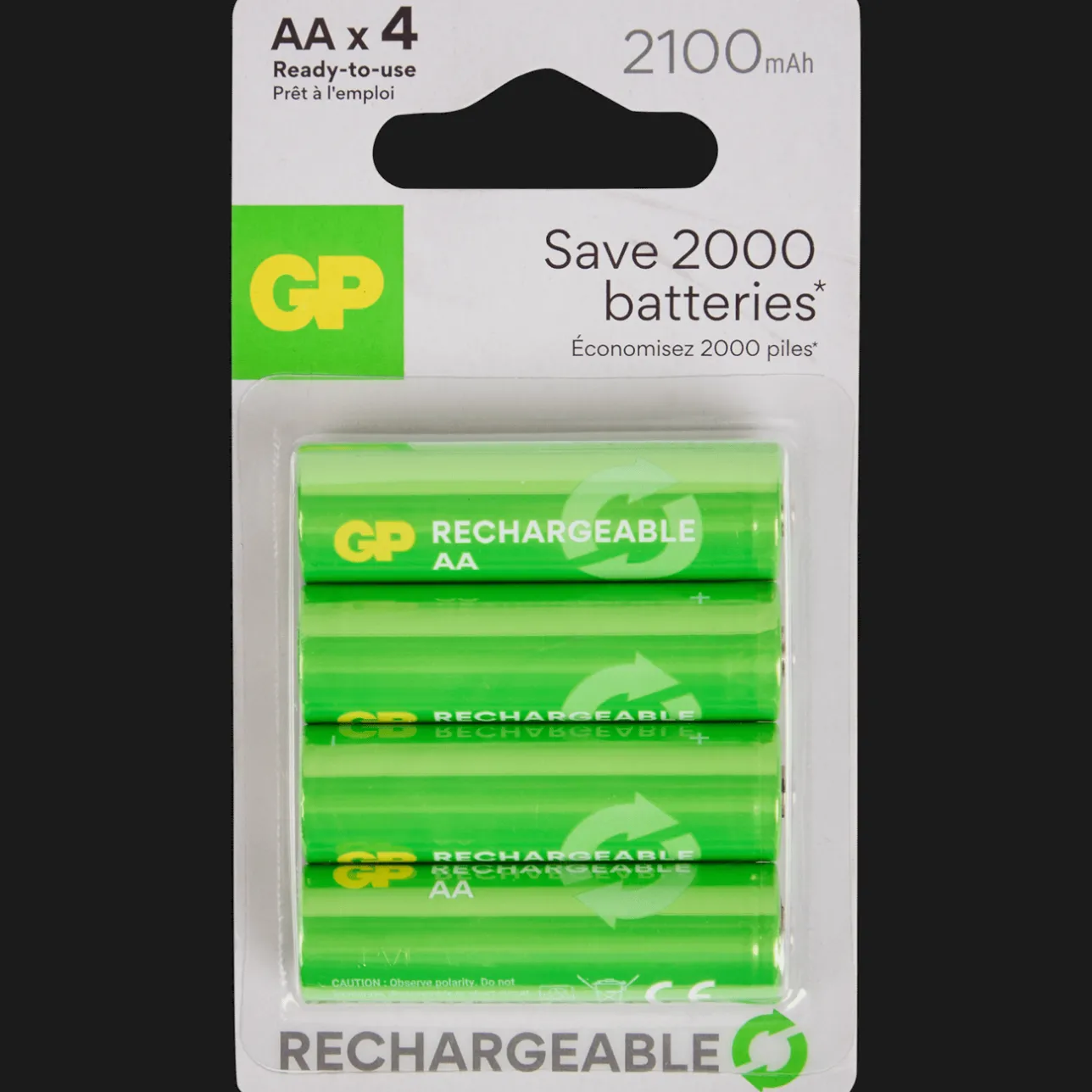 GP oplaadbare batterijen AA> Batterijen