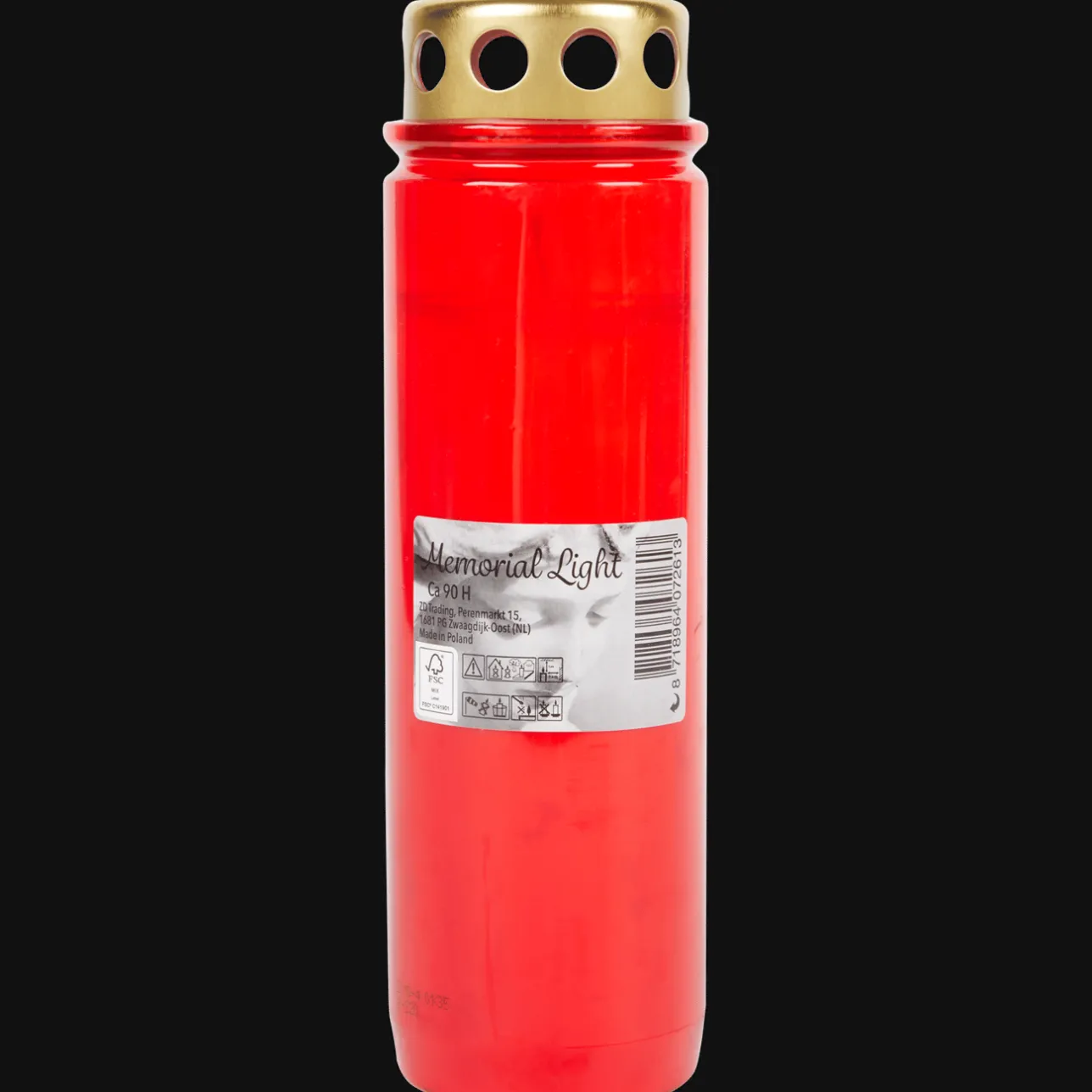 Action Grafkaars rood> Kaarsen
