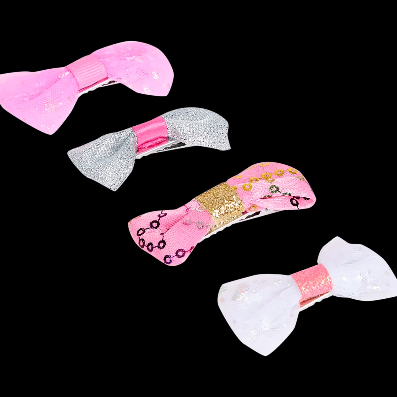 Action Haarclipjes met strikjes> Haaraccessoires