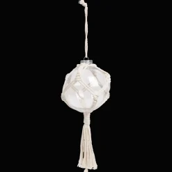 Action Home Accents kerstbal met macramé> Seizoensdecoratie