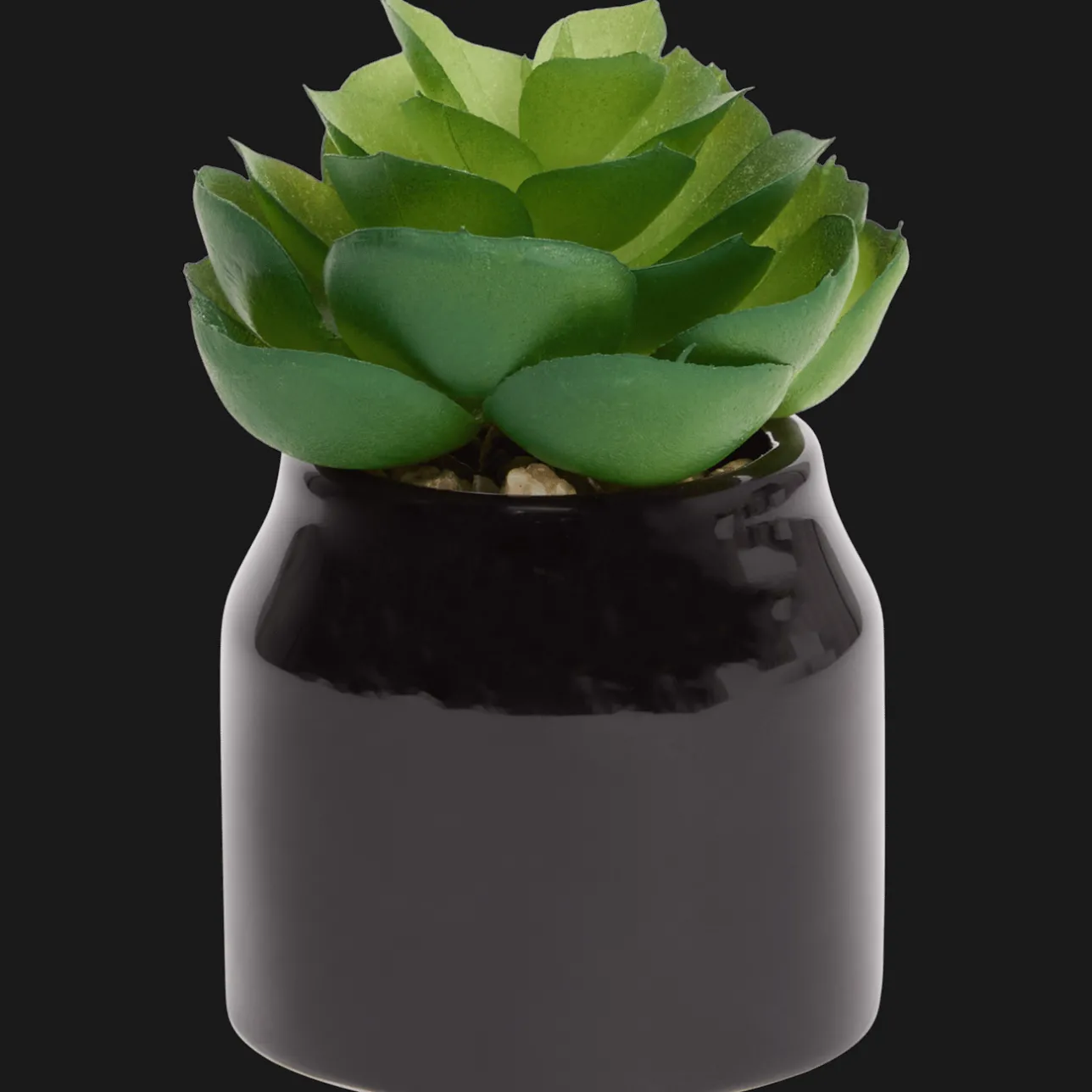 Action Home Accents kunstvetplantje in pot> Kunstplanten & -Bloemen