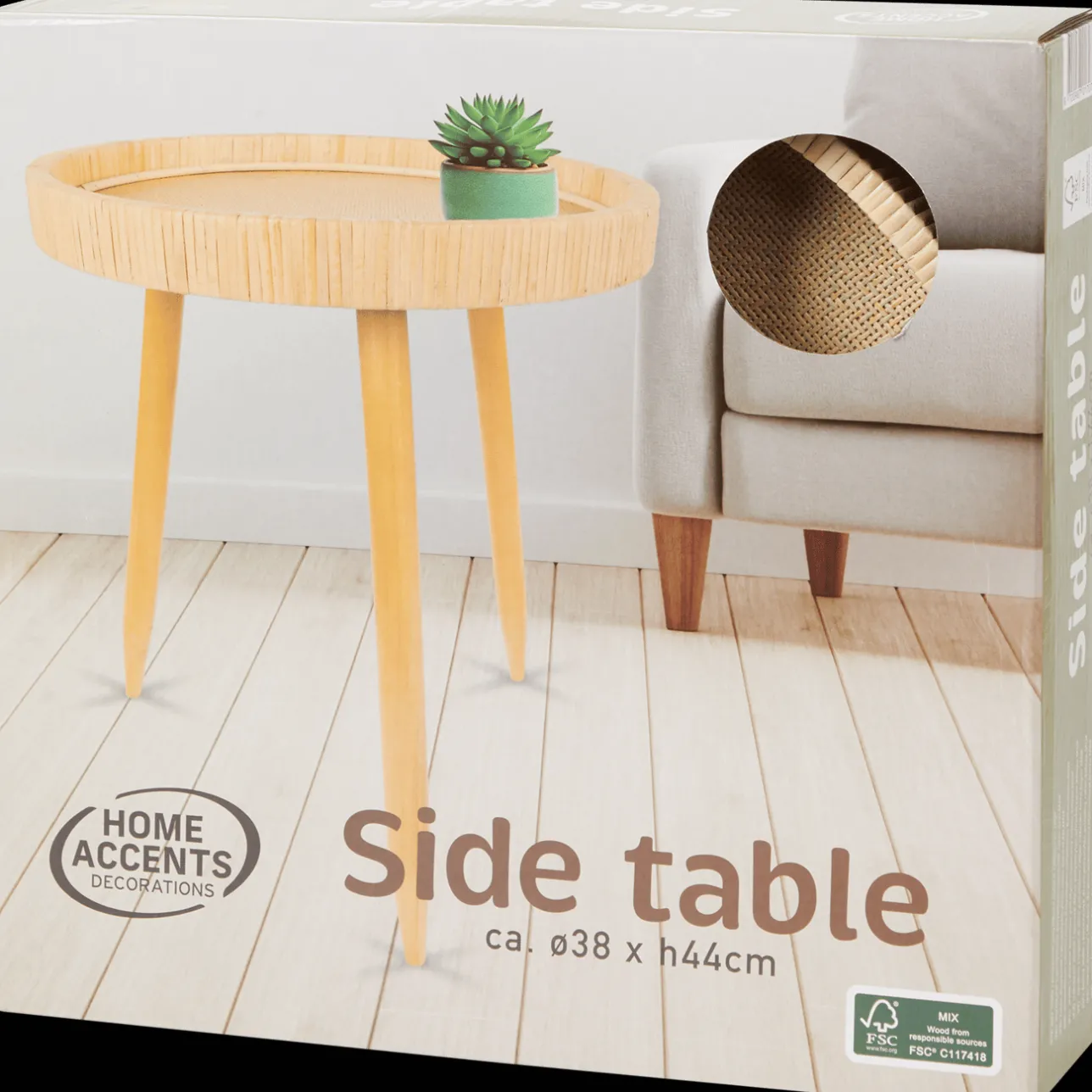 Action Home Accents ronde bijzettafel> Woonaccessoires