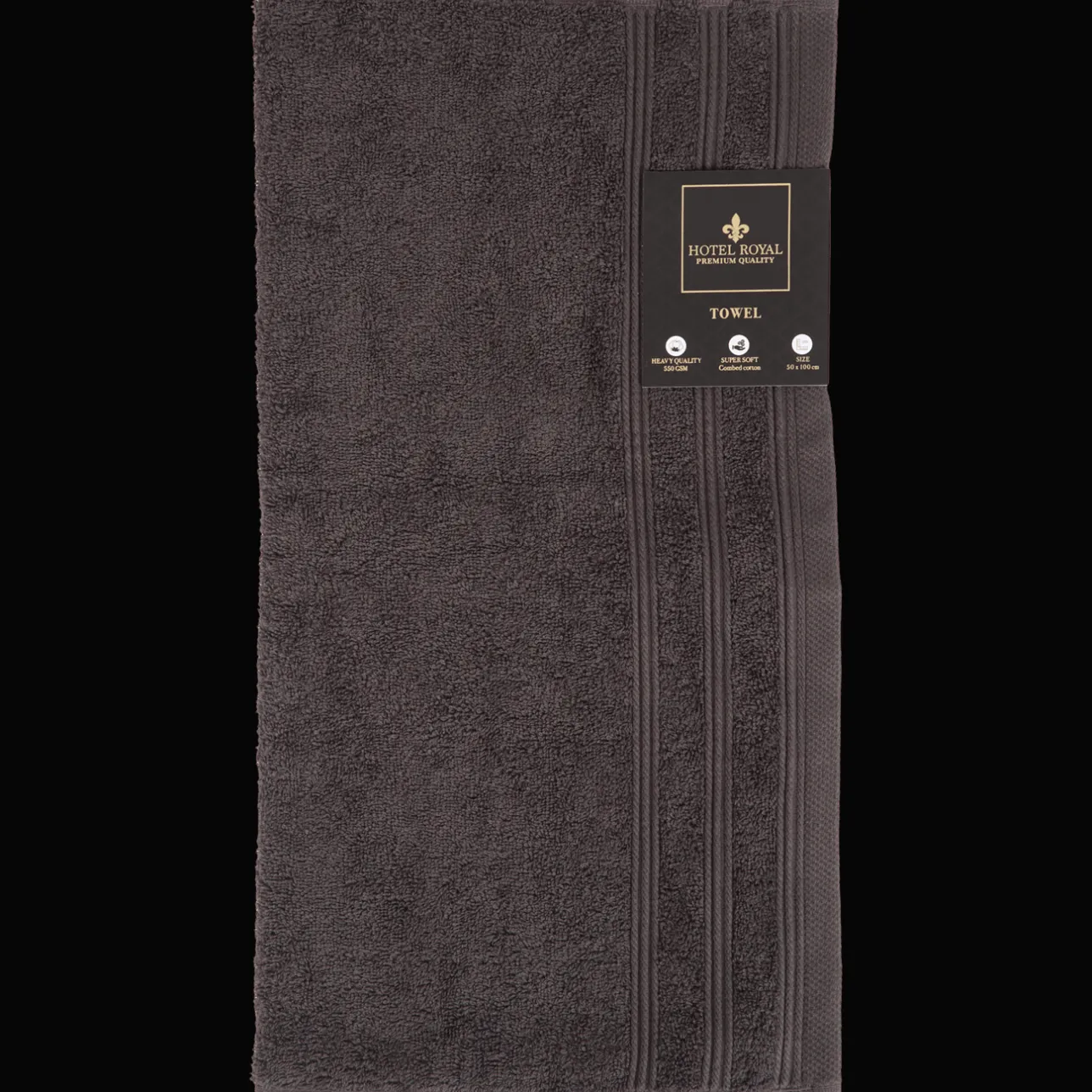 Hotel Royal handdoek antraciet> Badtextiel
