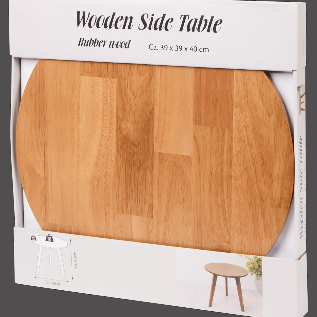 Action Houten bijzettafel> Woonaccessoires