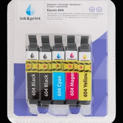 Action Ink & Print inktcartridges Epson 604> Inktcartridges