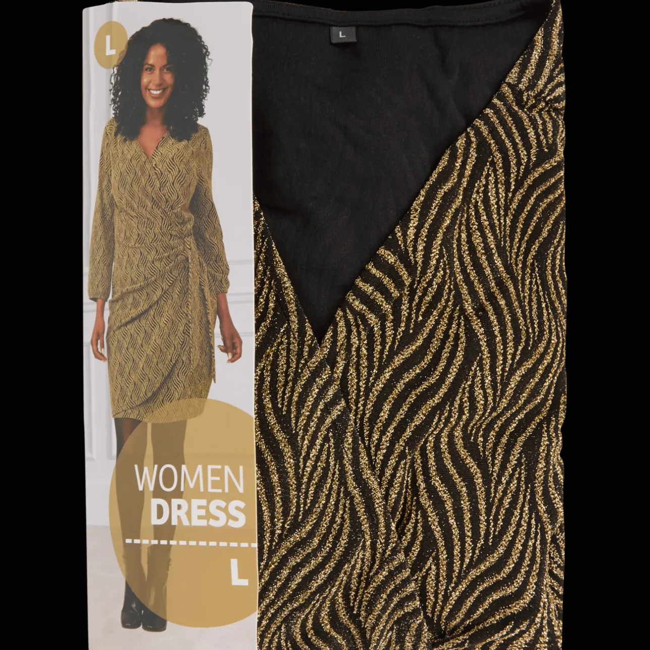 Action Jurk met glitters> Kleding