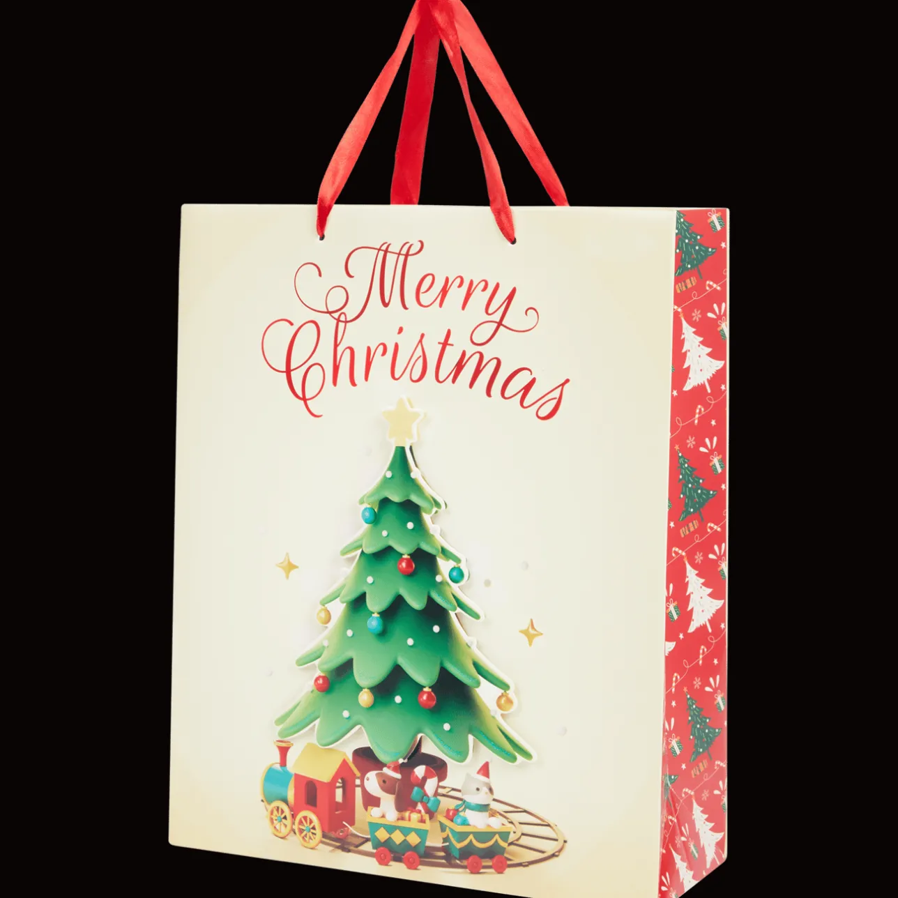 Action Kerst cadeautas> Inpakken