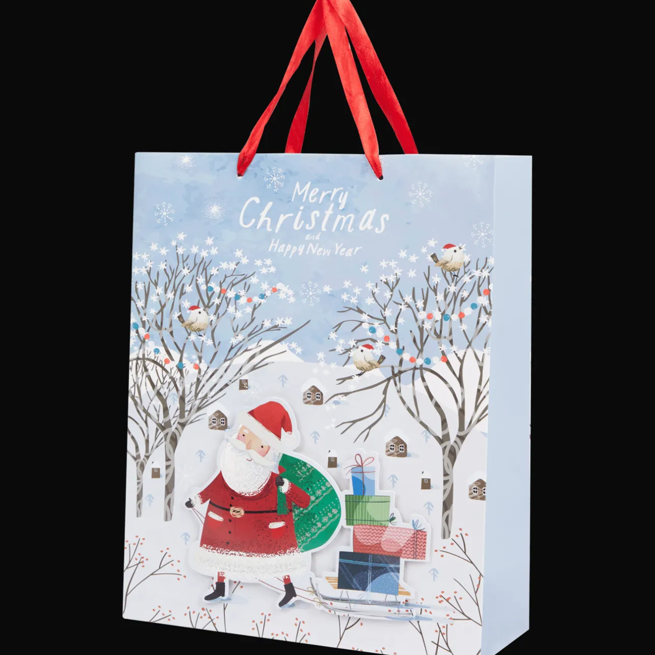 Action Kerst cadeautas> Inpakken