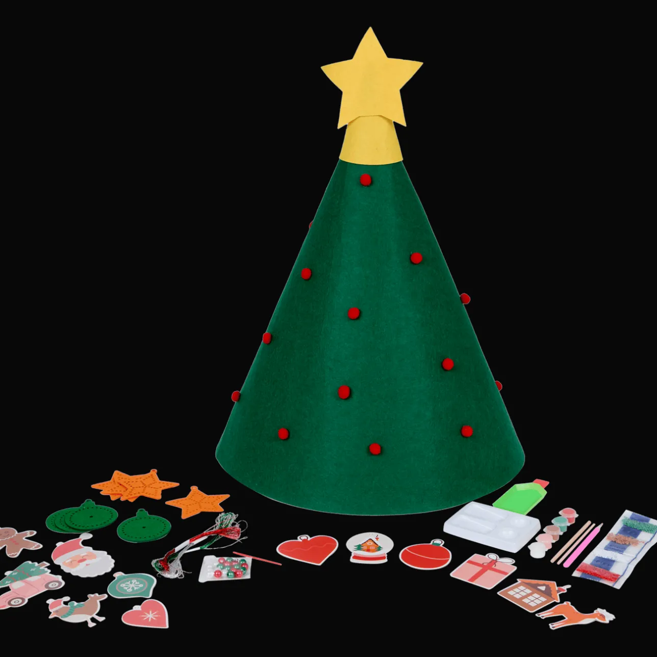 Action Kerstboom decoratieset> Knutselen