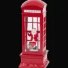 Action Kersttelefooncel met licht en glitters> Seizoensdecoratie