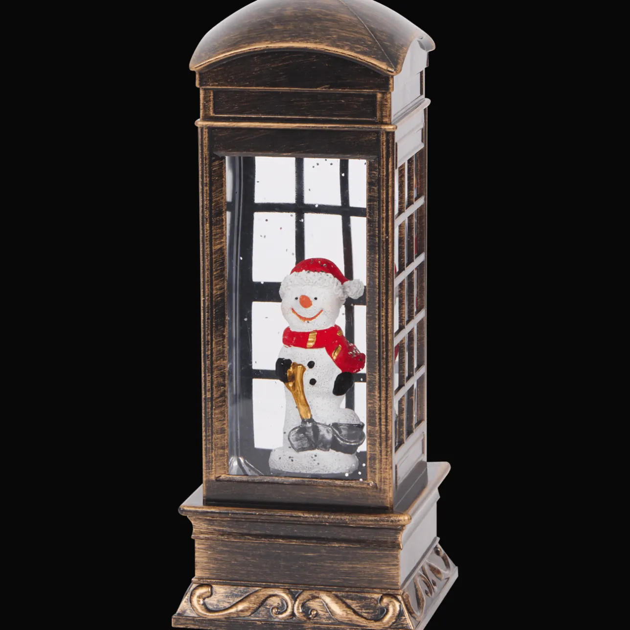 Action Kersttelefooncel met licht en glitters> Seizoensdecoratie