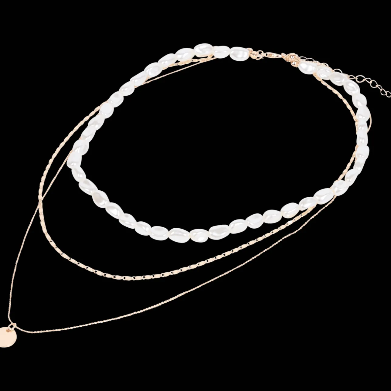 Action Ketting met parels> Horloges & Sieraden