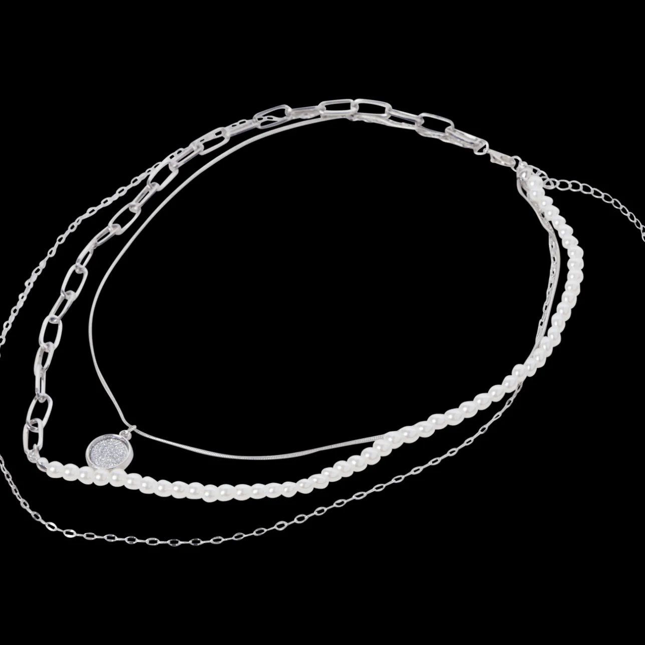 Action Ketting met parels> Horloges & Sieraden