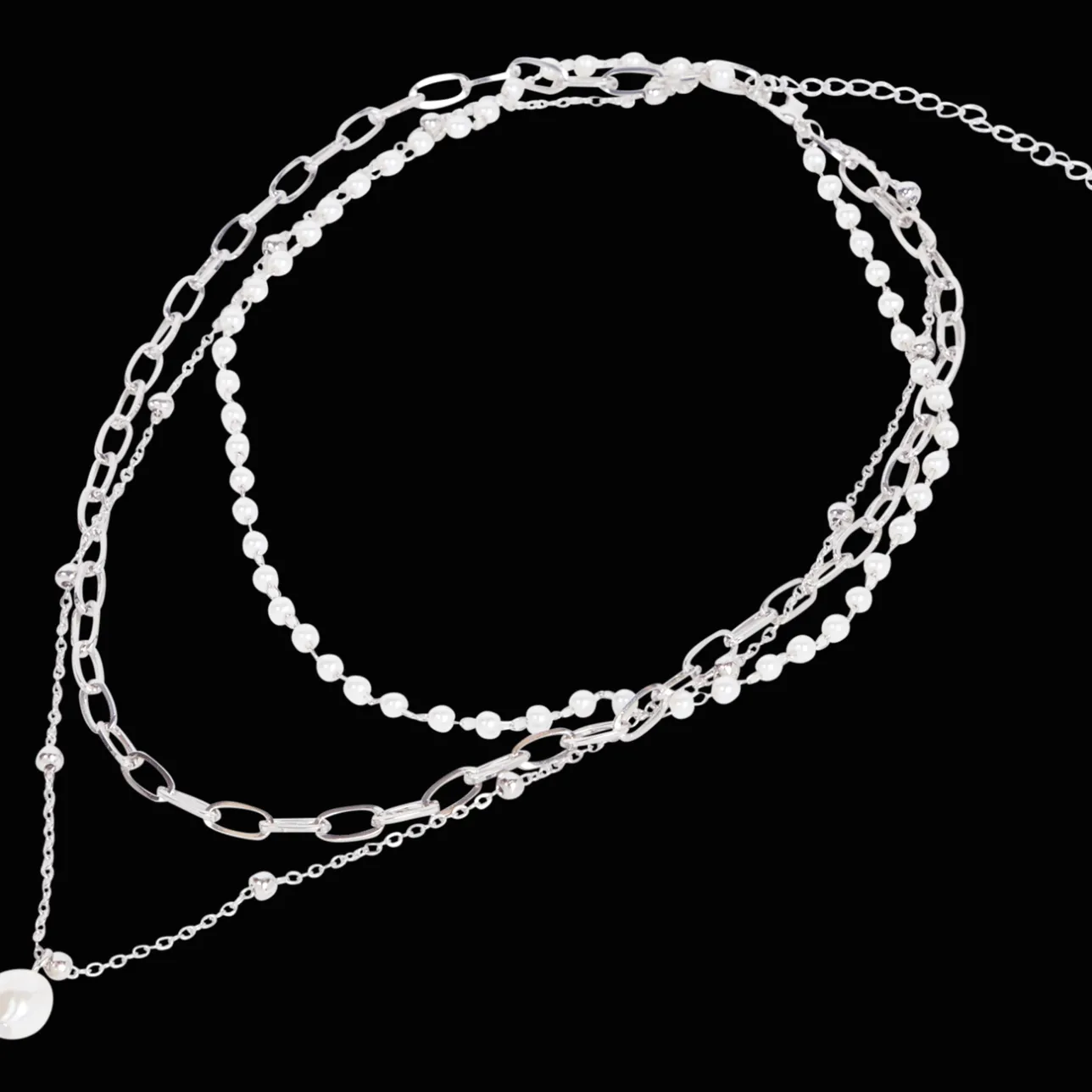 Action Ketting met parels> Horloges & Sieraden