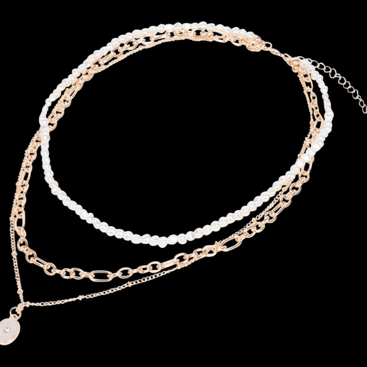 Action Ketting met parels> Horloges & Sieraden