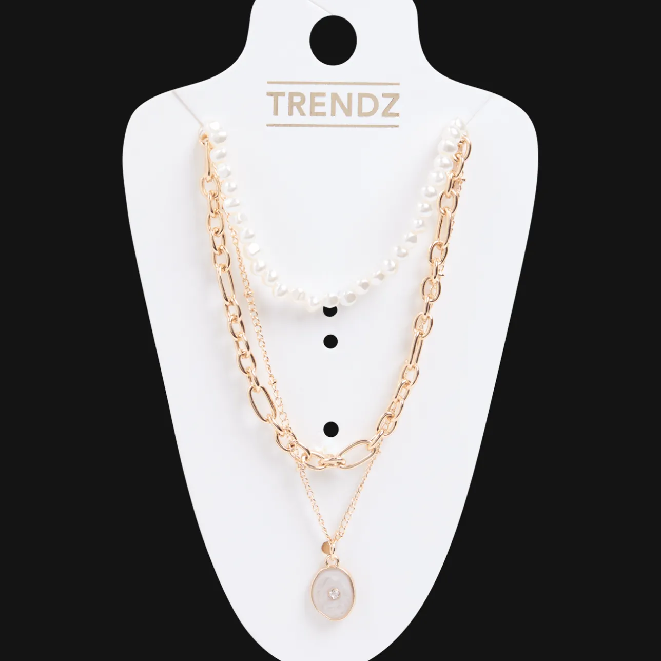 Action Ketting met parels> Horloges & Sieraden