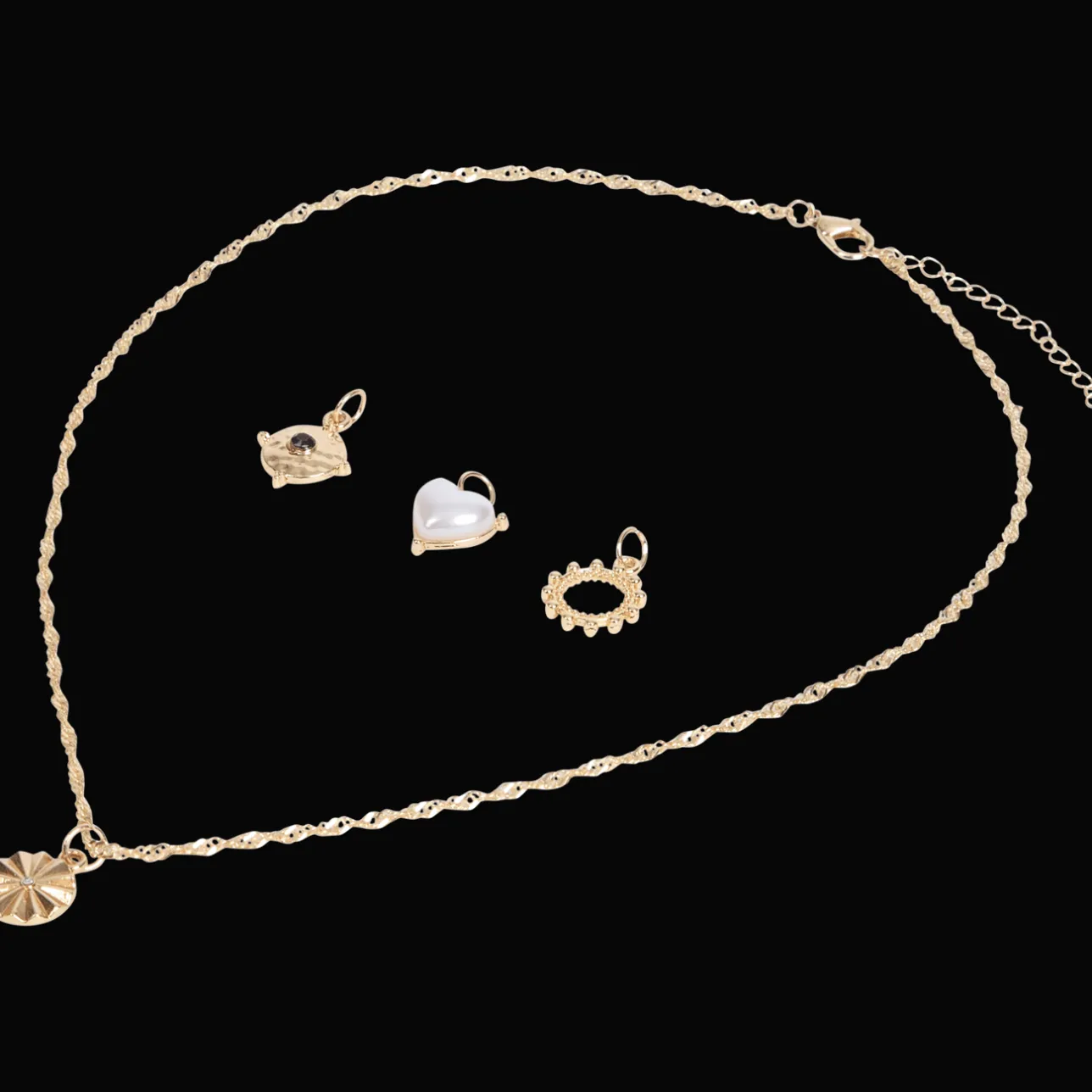 Action Ketting met verwisselbare hangers> Horloges & Sieraden