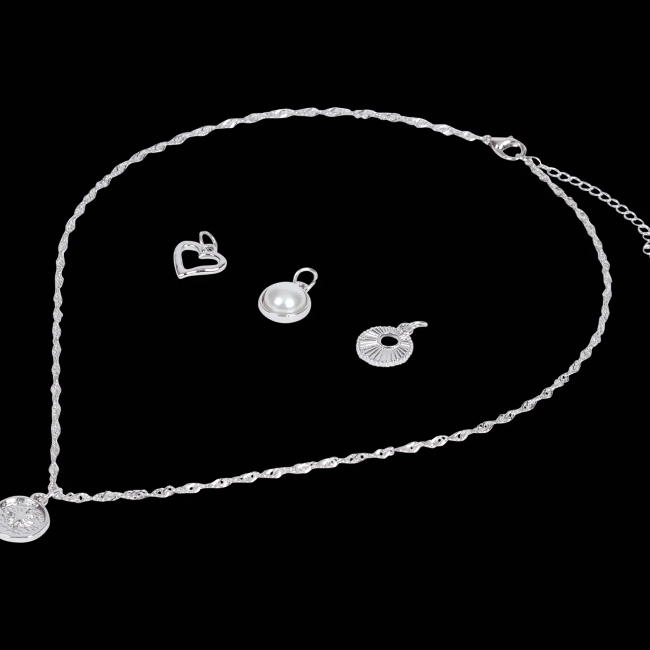 Action Ketting met verwisselbare hangers> Horloges & Sieraden