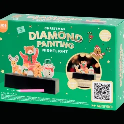 Action Kids Kingdom diamond painting kerstnachtlampje> Knutselen