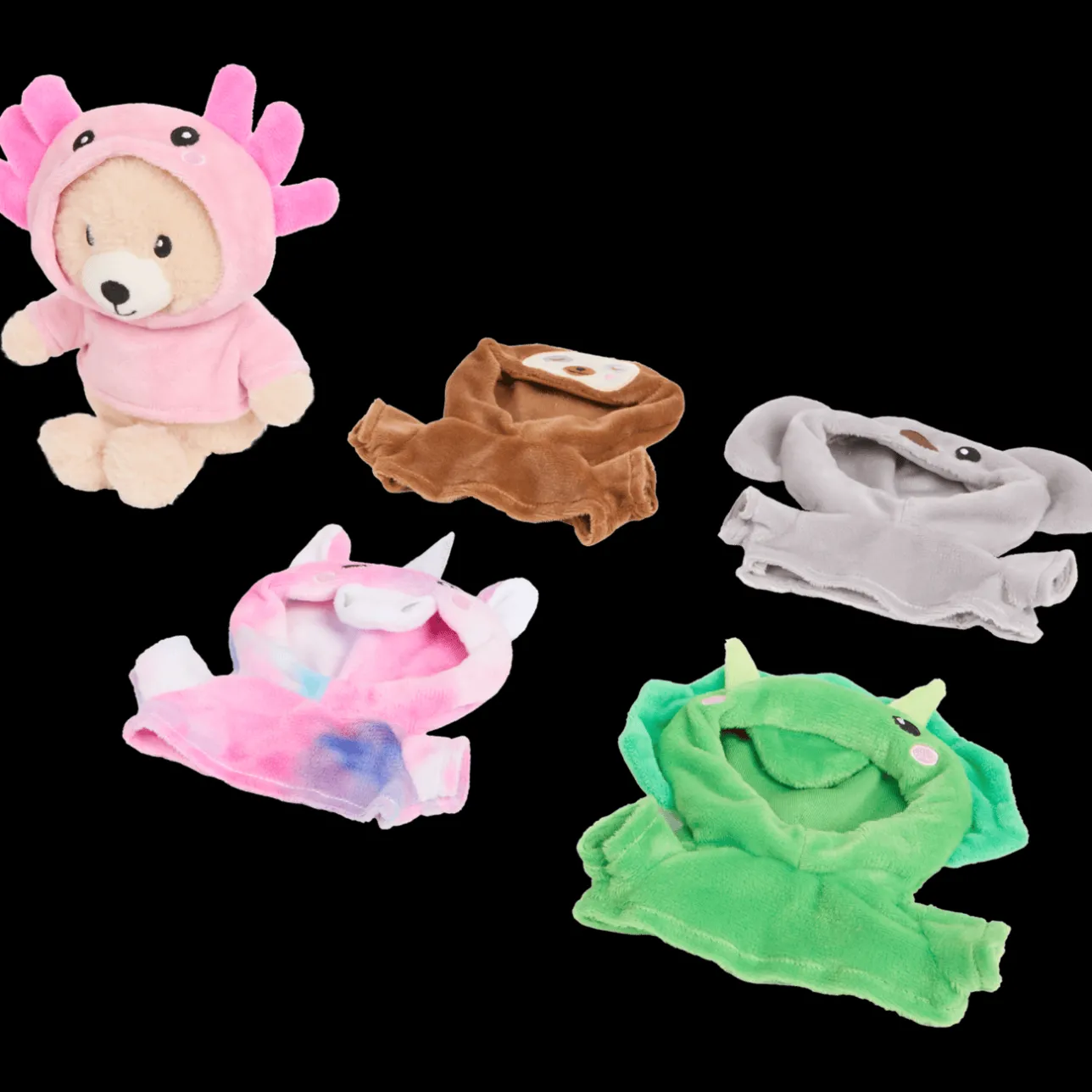 Action Knuffelbeer met kleding> Knuffels & Poppen