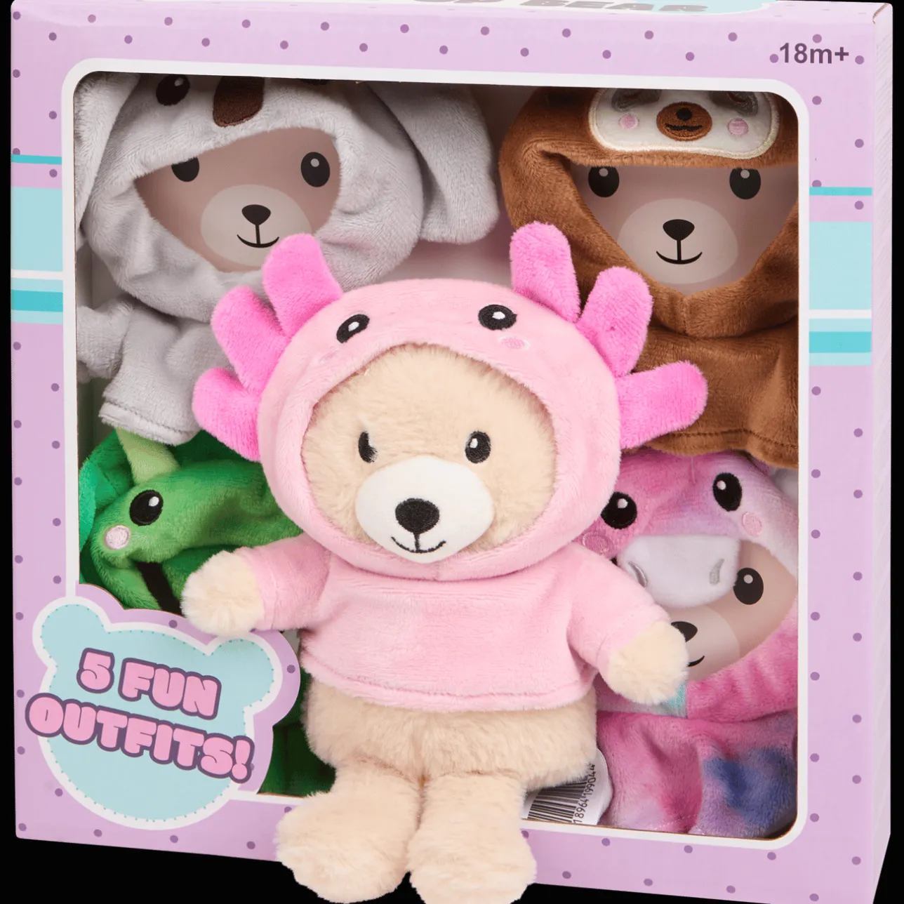 Action Knuffelbeer met kleding> Knuffels & Poppen