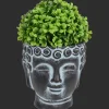 Action Kunstplant in boeddha-pot> Kunstplanten & -Bloemen