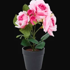 Action Kunstroos in pot> Kunstplanten & -Bloemen