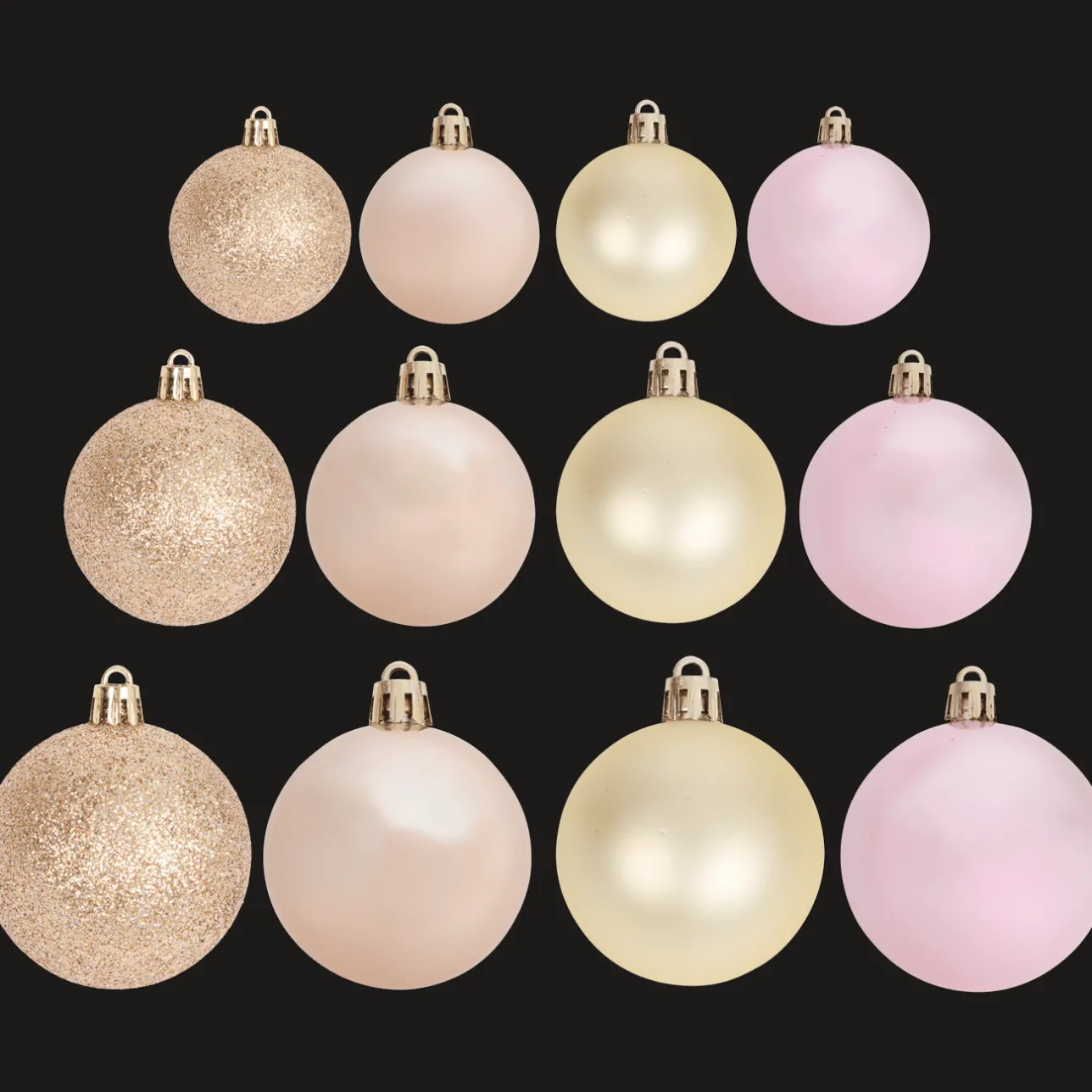 Action Kunststof kerstballen> Seizoensdecoratie