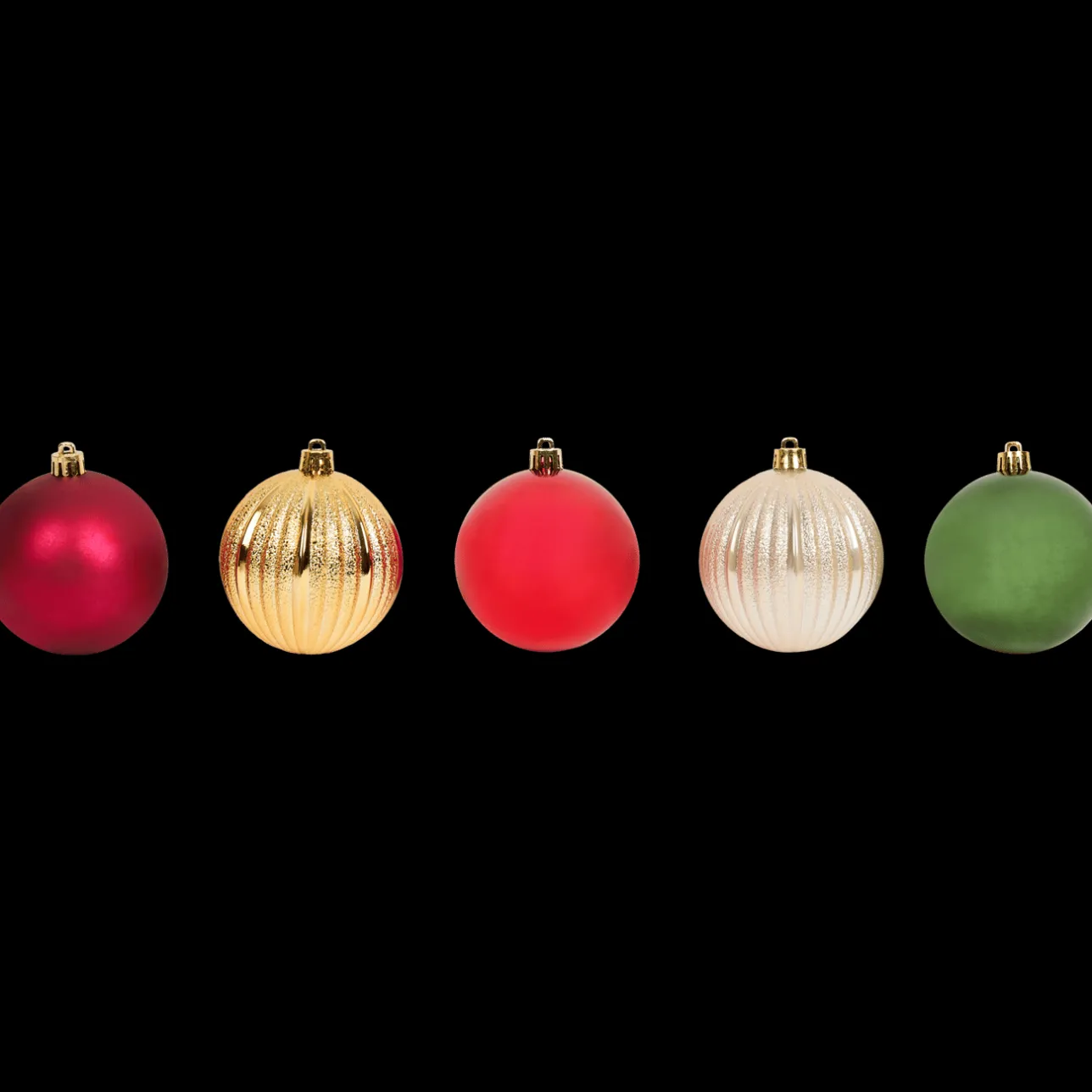 Action Kunststof kerstballen> Seizoensdecoratie