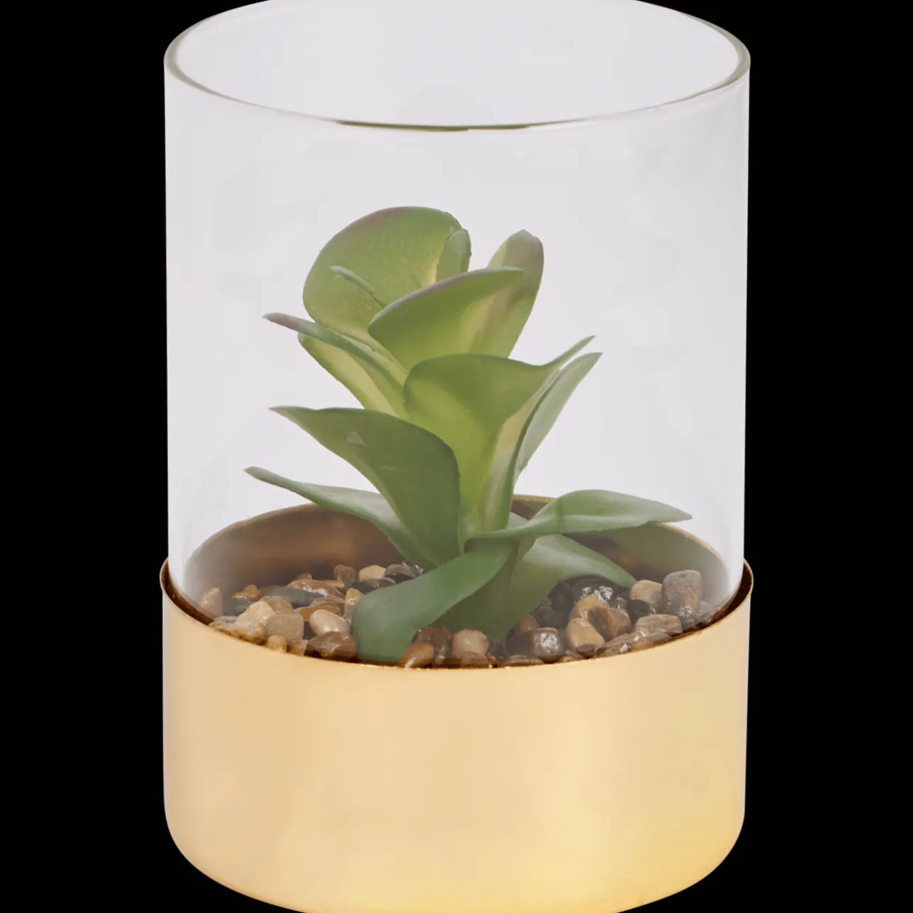 Action Kunstvetplant in glazenpot> Kunstplanten & -Bloemen