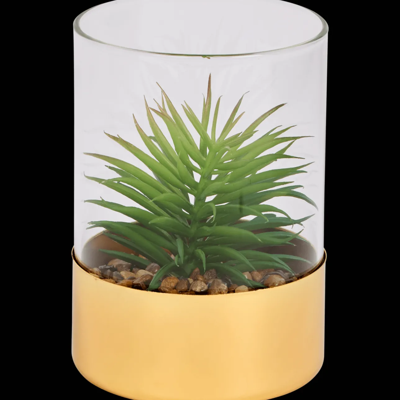 Action Kunstvetplant in glazenpot> Kunstplanten & -Bloemen