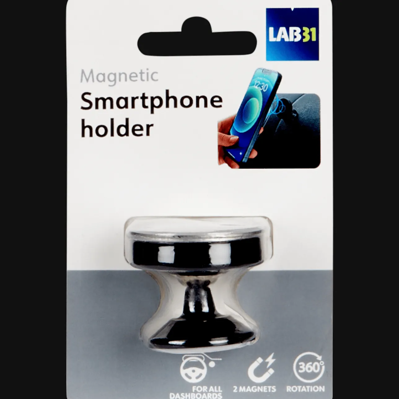 Lab31 magnetische smartphonehouder> Multimedia Accessoires