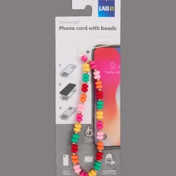 Lab31 telefoonkoord met kralen><noscript><img width=
