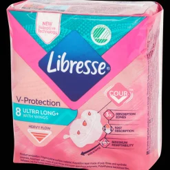 Libresse V-Protection maandverband Ultra Long+> Lichaamsverzorging