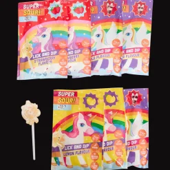 Action Lolly's met dip> Drop & Snoep
