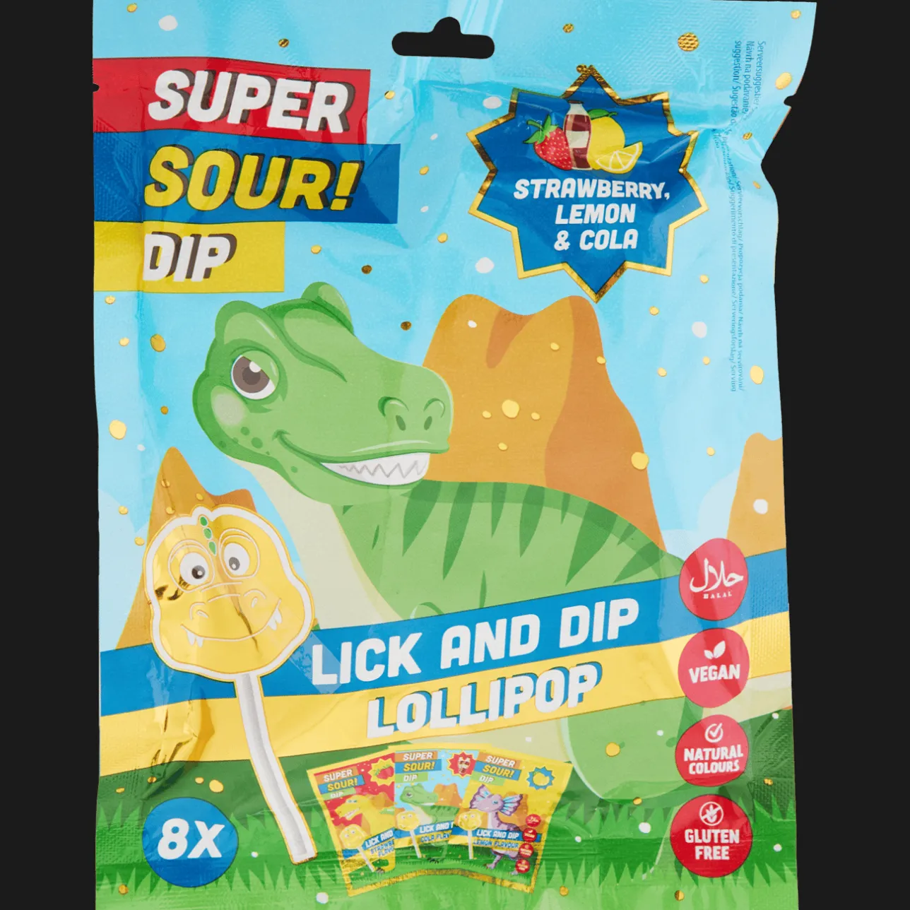 Action Lolly's met dip> Drop & Snoep