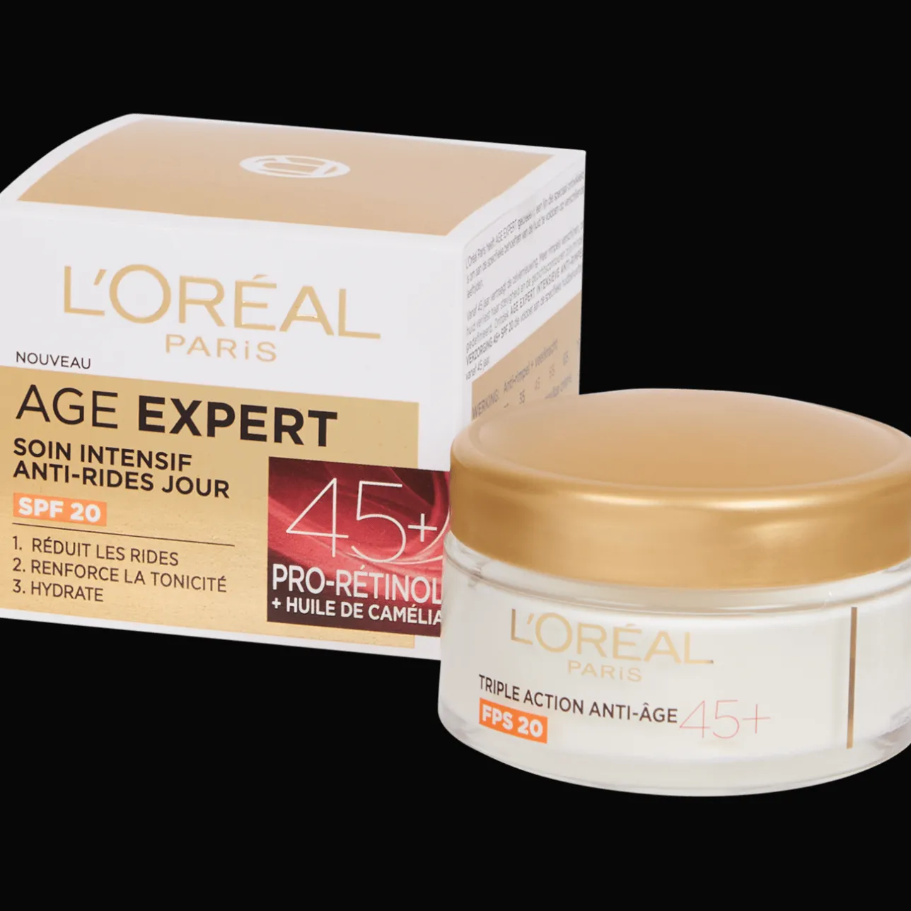 L'Oréal Triple Action Anti-Age dagcrème 45+ Pro-Retinol> Lichaamsverzorging