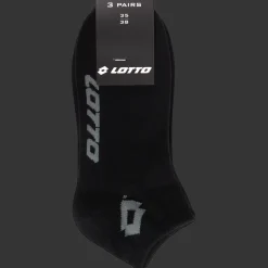 Lotto sneakersokken zwart> Beenmode